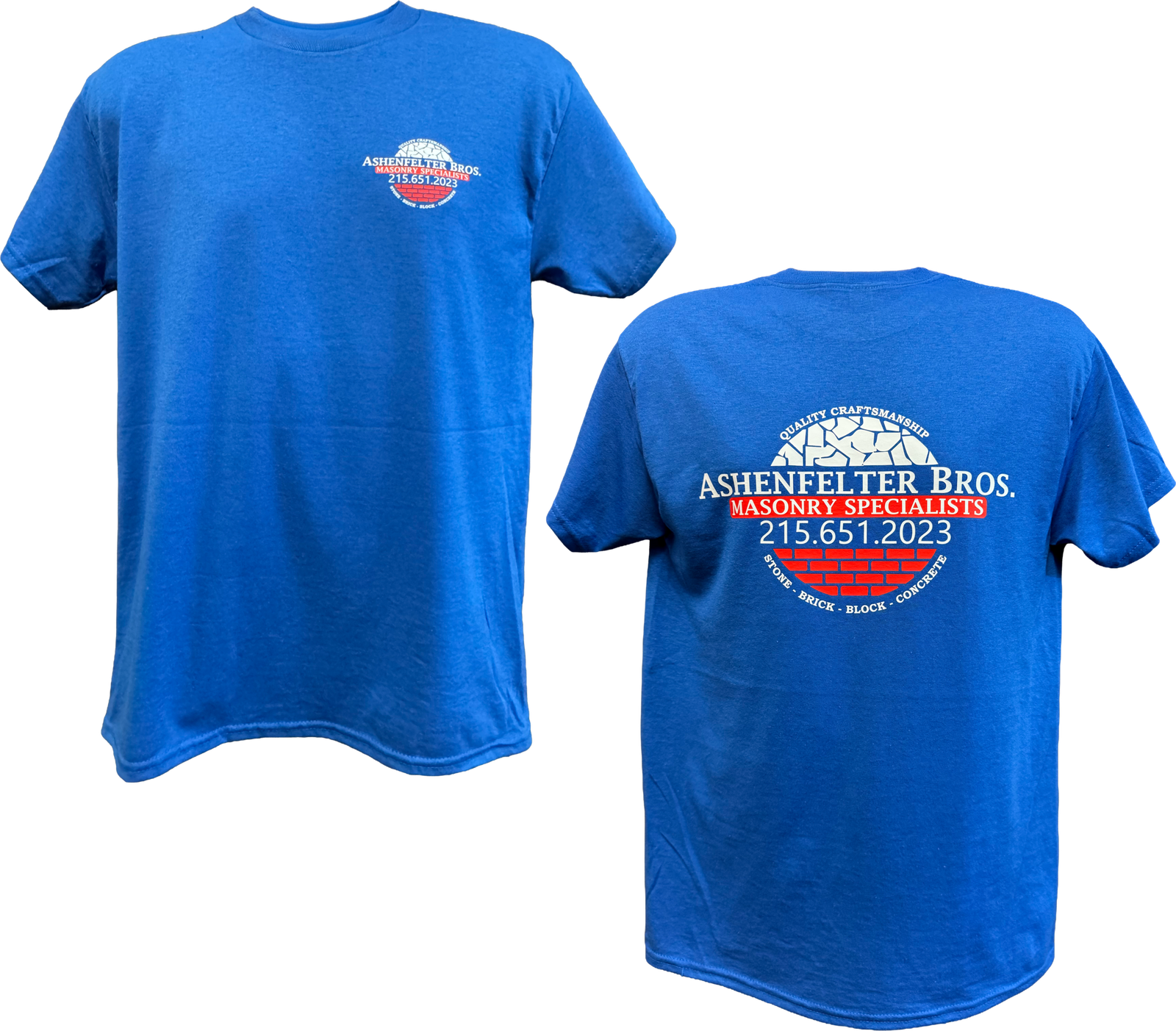 Ashenfelter_front_and_back - custom screen printing by Tavo Prints